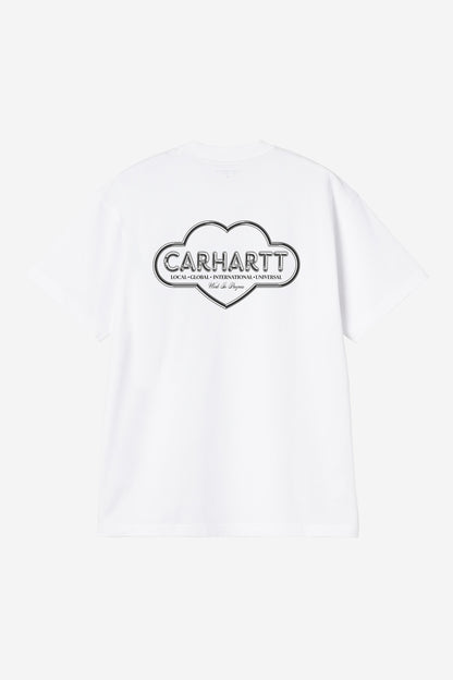 Carhartt WIP Cloud Heart Tshirt White vue de dos