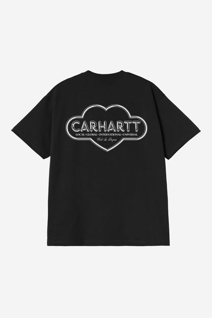 Carhartt WIP Cloud Heart Tshirt Black vue de dos