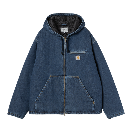 Carhartt WIP Cleveland Jacket Blue Stone washed