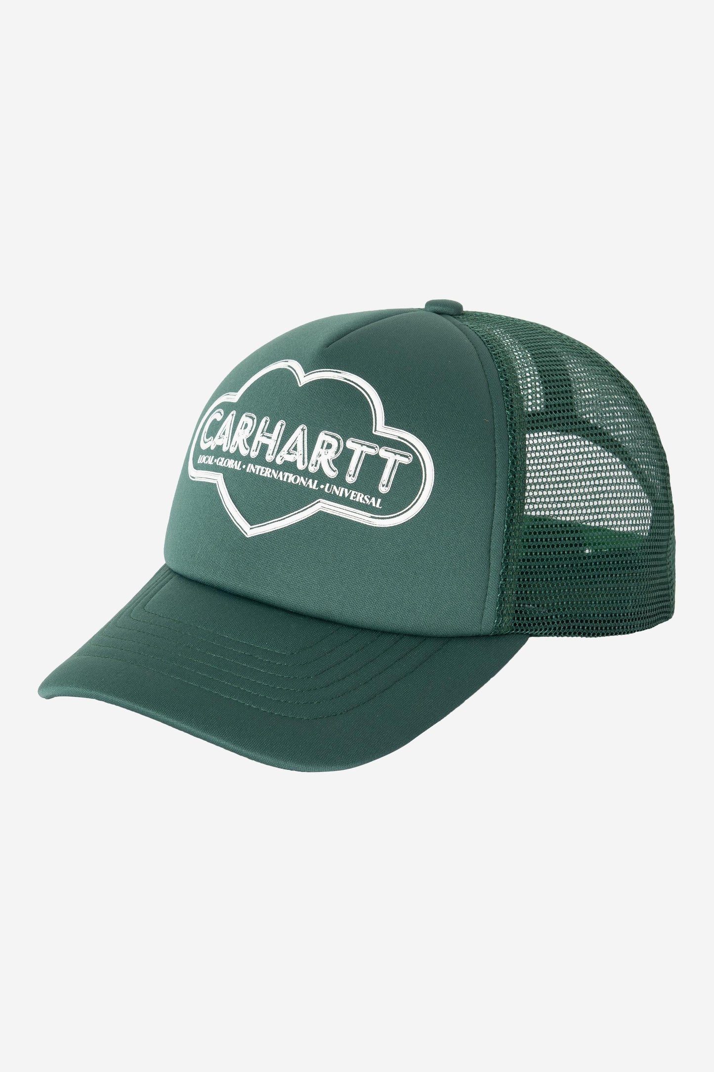 Carhartt WIP Cloud Heart Trucker Cap Lily vue de face