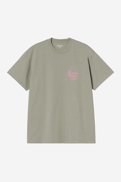 Carhartt WIP Waves Tshirt Shady Green vue de face