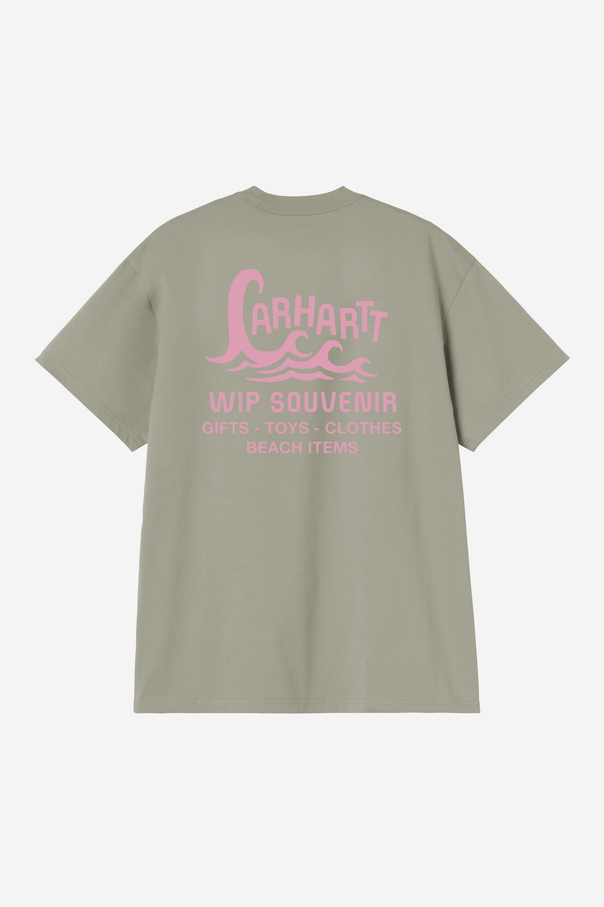 Carhartt WIP Waves Tshirt Shady Green vue de dos