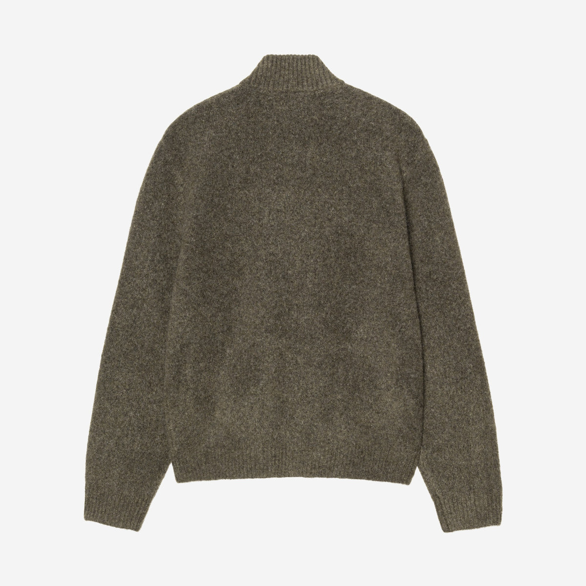 Carhartt WIP Curtis Sweater Jacket Tangled Shungite, à plat, vue de dos