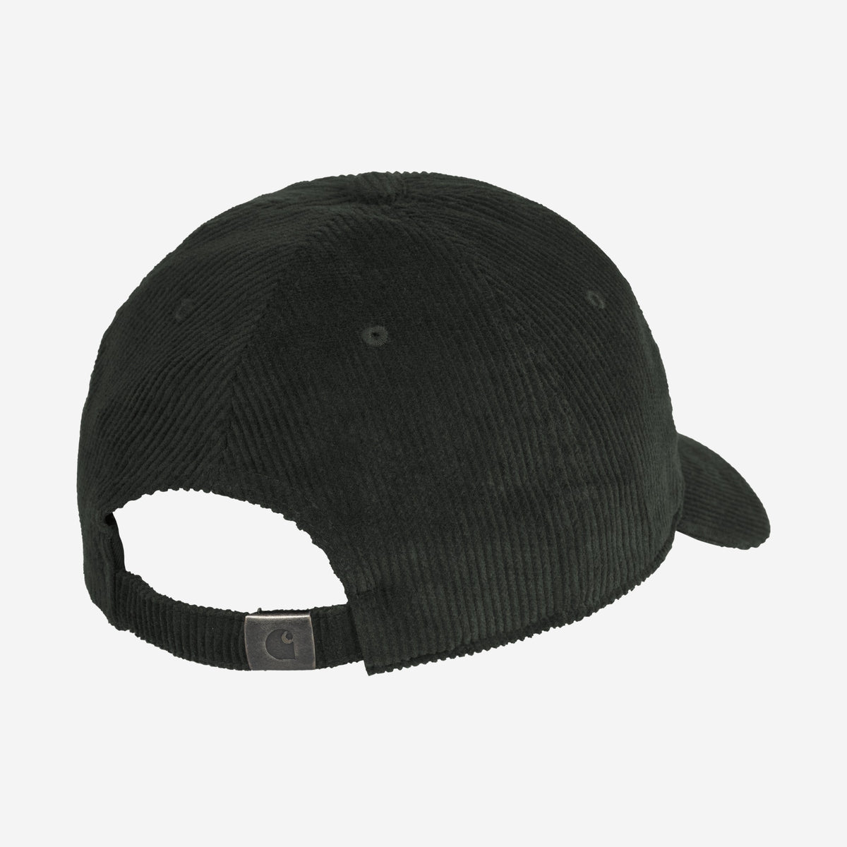 Carhartt WIP Harlem Cap Raven/White, à plat, vue de dos