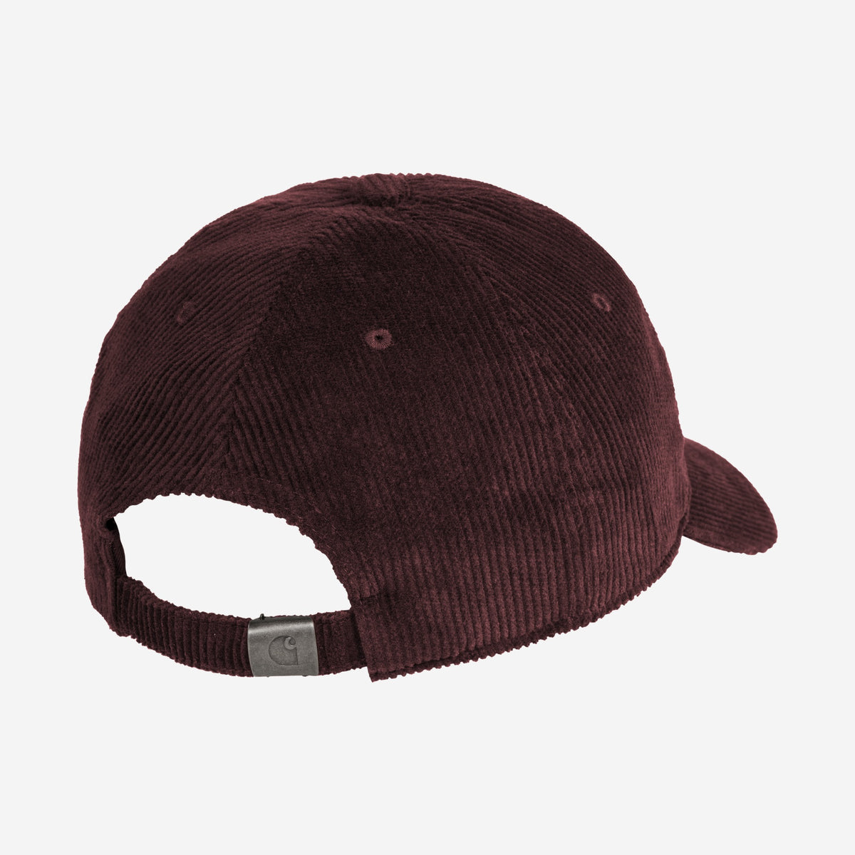 Carhartt WIP Harlem Cap Amarone/White, à plat, vue de dos
