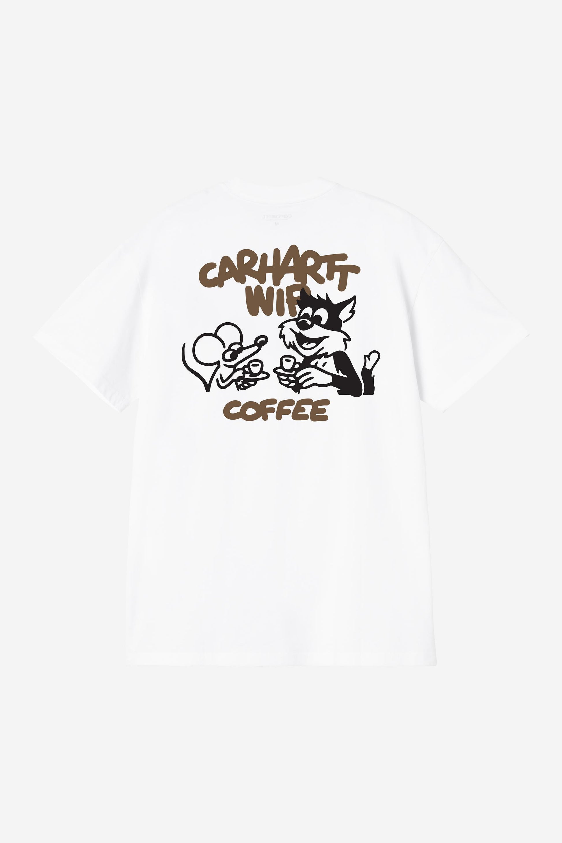 Carhartt WIP Coffee Break Tshirt White vue de dos