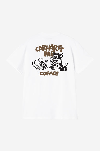 Carhartt WIP Coffee Break Tshirt White vue de dos