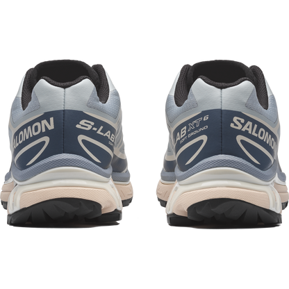 Salomon XT6 Pearl Blue Grisaille vue de dos