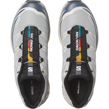 Salomon XT6 Pearl Blue Grisaille vue d'en haut