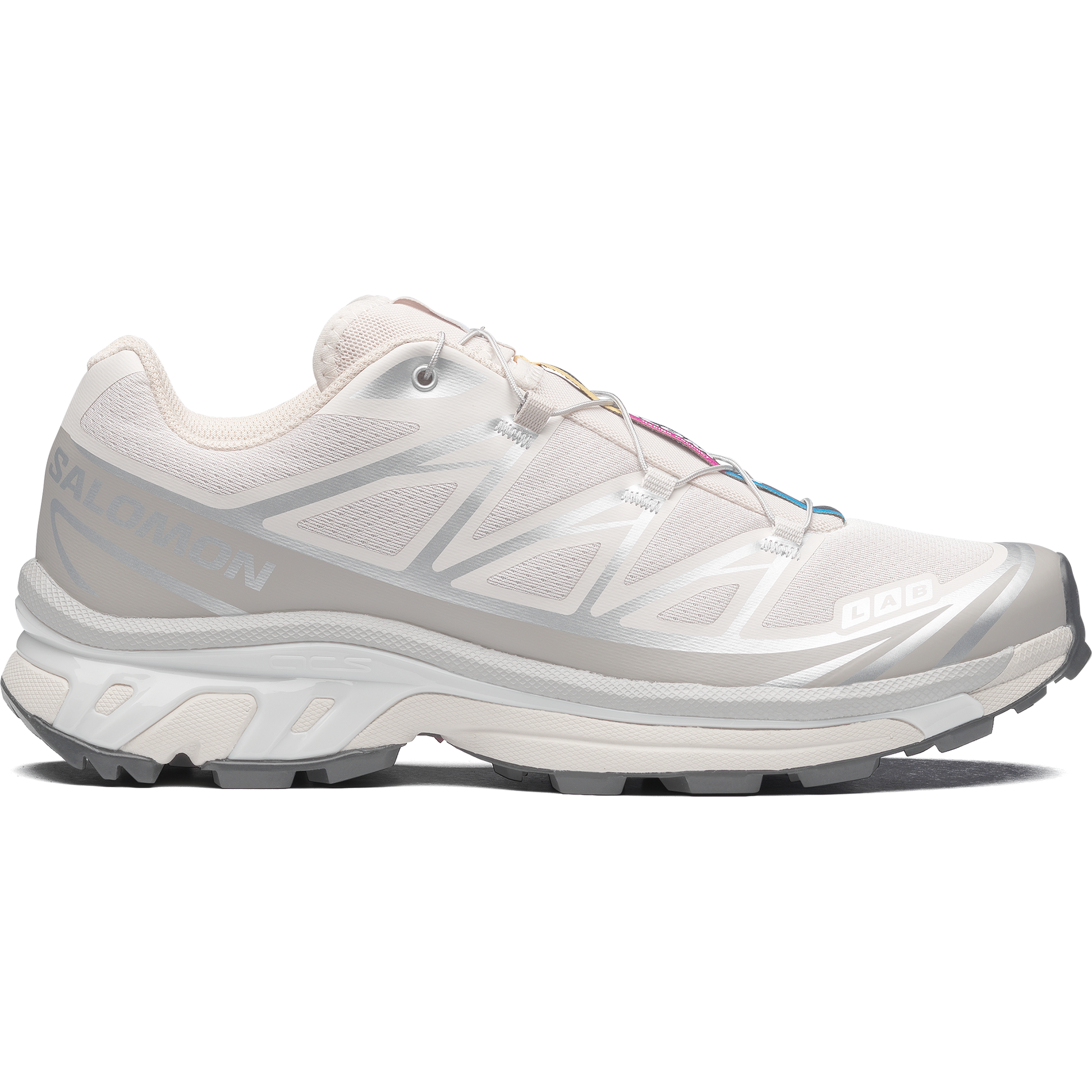 Salomon XT6 Rainy Day Paloma de profil
