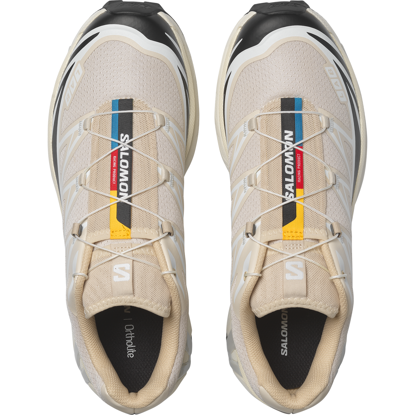 Salomon XT6 Rainy Day Black vue d'en haut