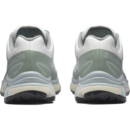 Salomon XT-6 GTX White / Green Milieu vue de dos