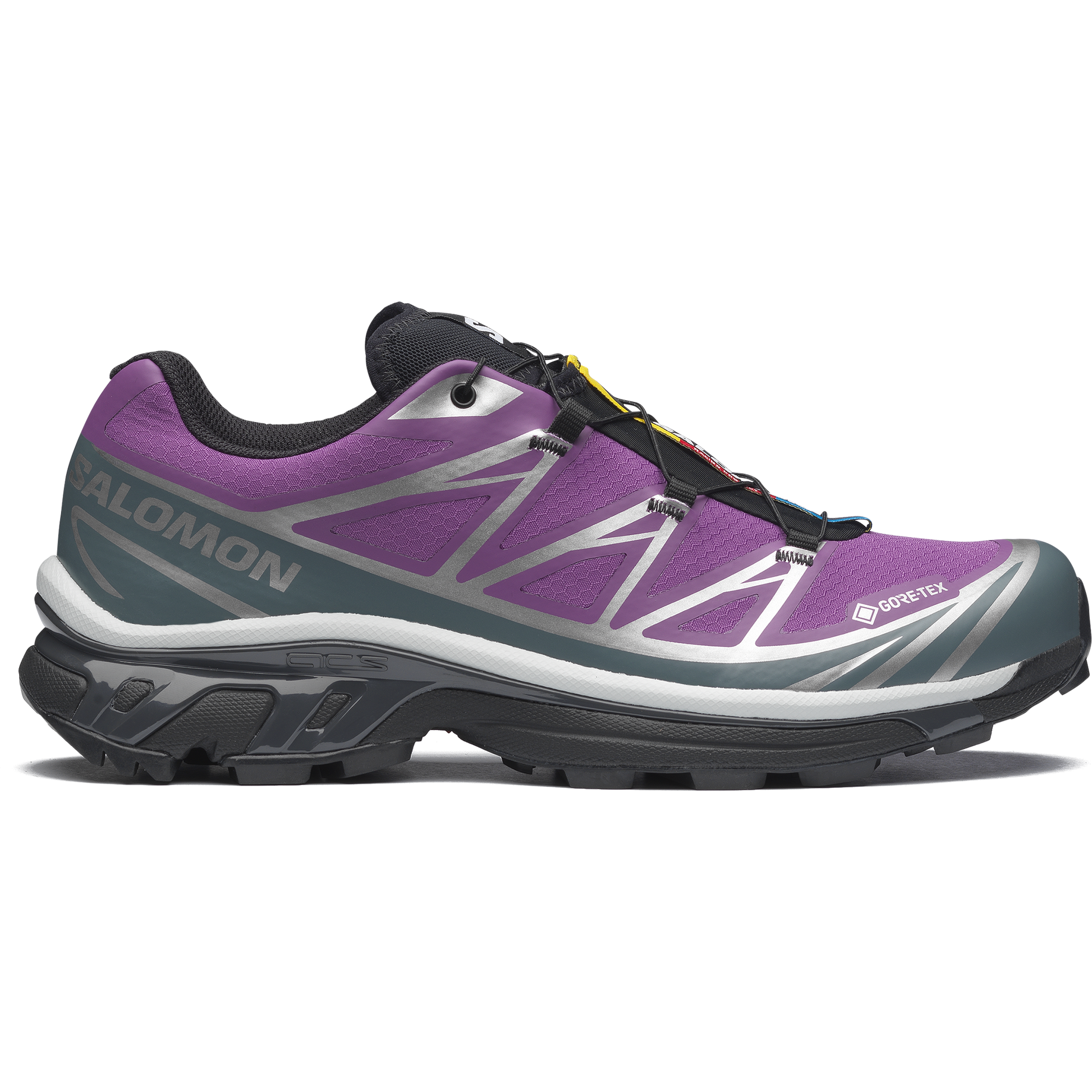 Salomon XT-6 Gore-Tex Concord Grape / Stormy Weathe vue de profil