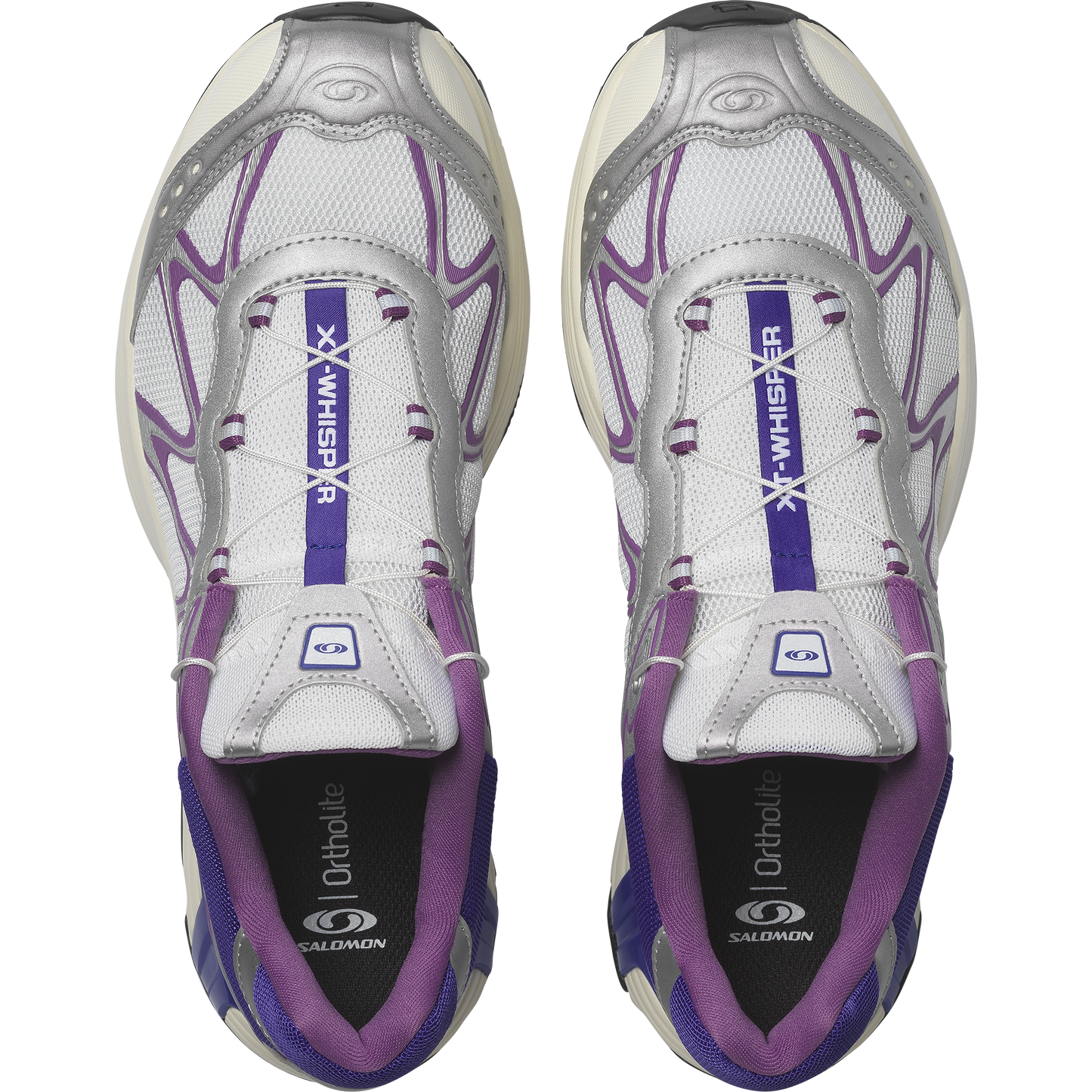 Salomon XT-Whisper White / Ftw Silver vue d'en haut