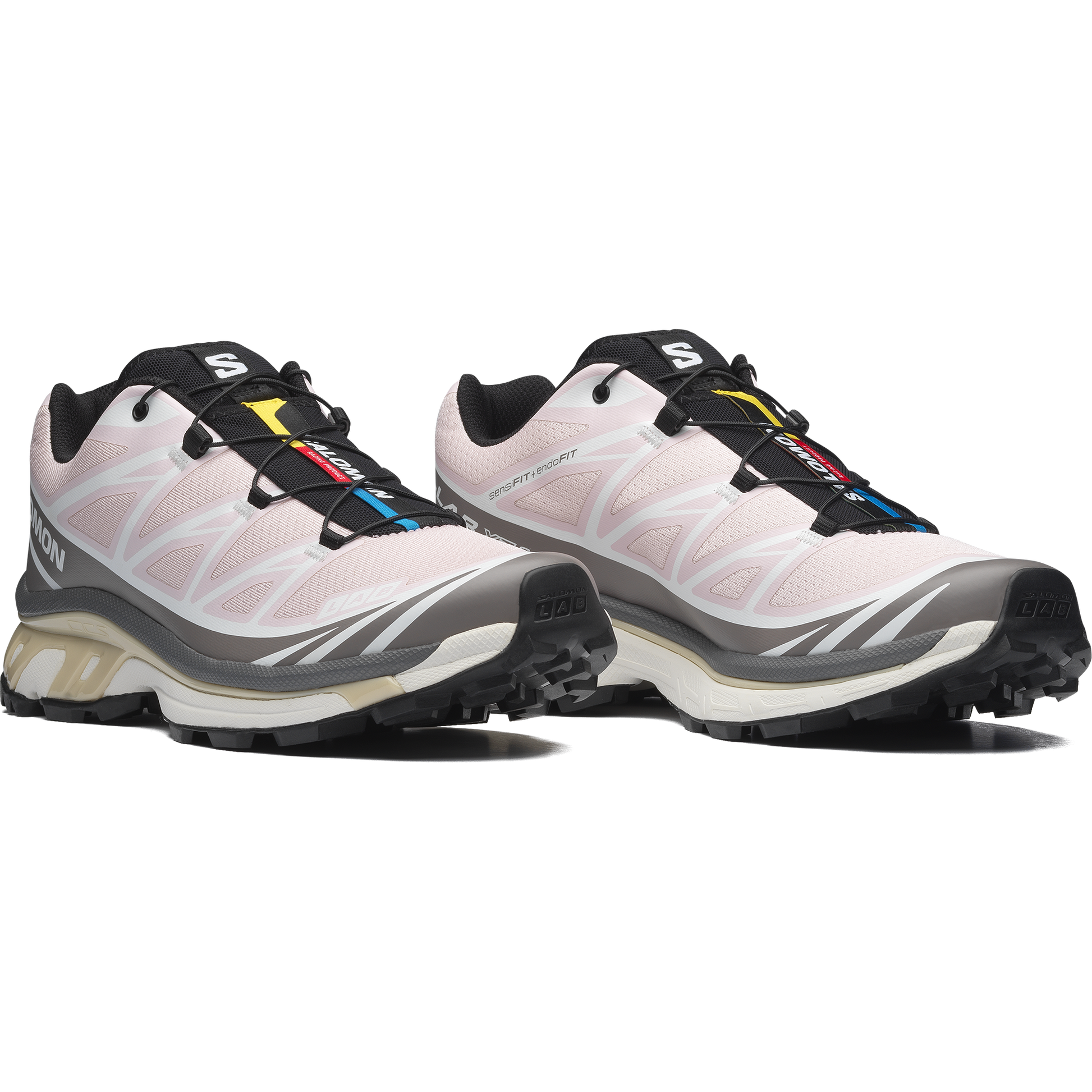Salomon XT6 Cloudburst Icy Pink de biais
