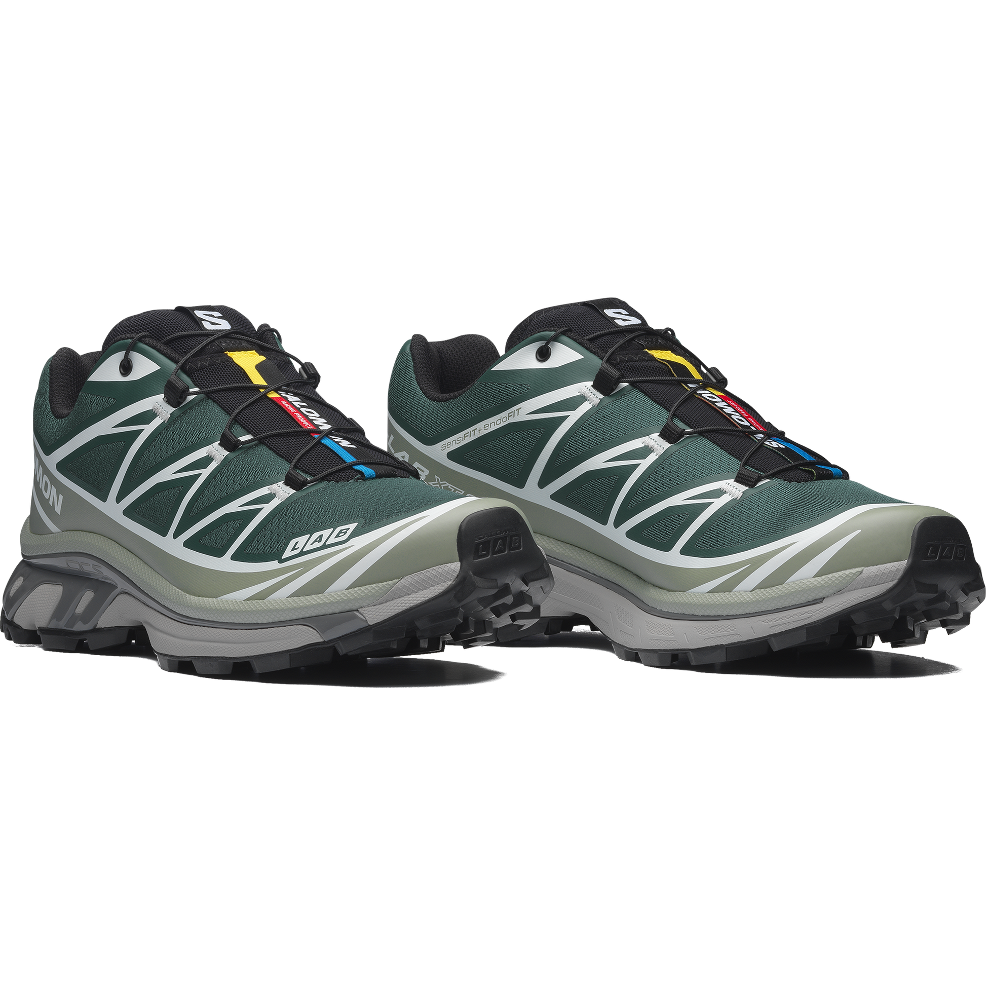 Salomon XT6 Bistro Green / Green Milieu vue de coté