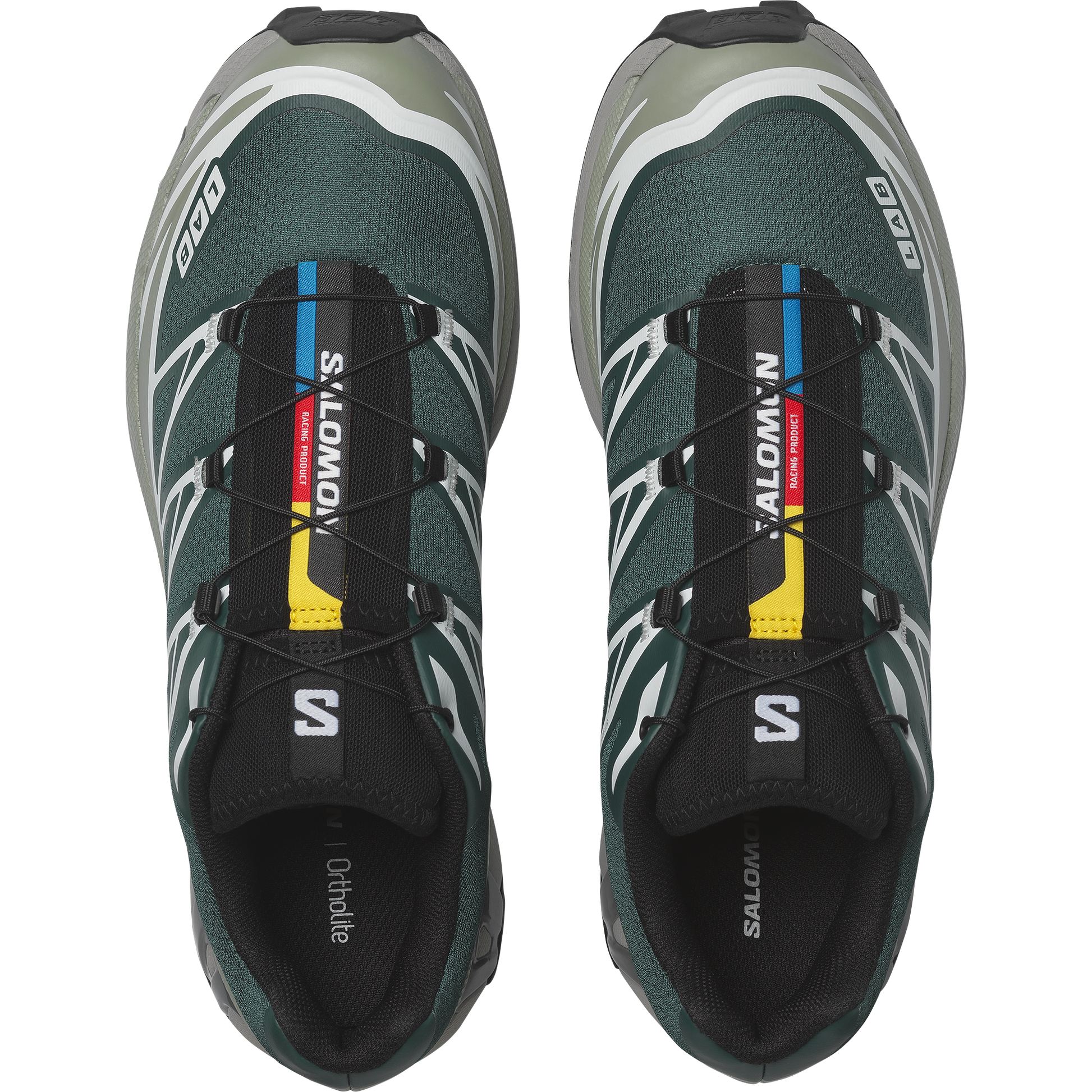 Salomon XT6 Bistro Green / Green Milieu vue d'en haut