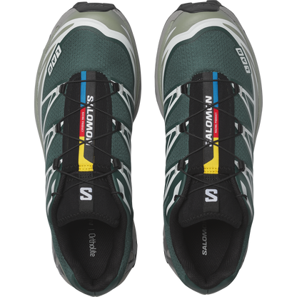 Salomon XT6 Bistro Green / Green Milieu vue d'en haut
