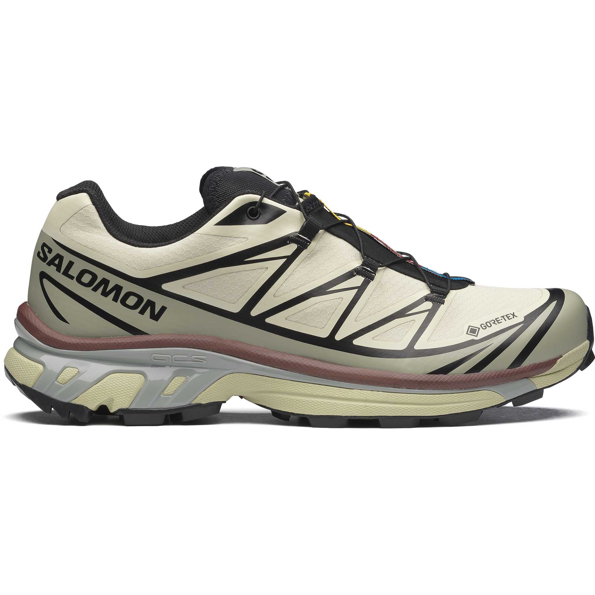 Salomon XT-6 GTX Aspargus Green / Tea vue de profil