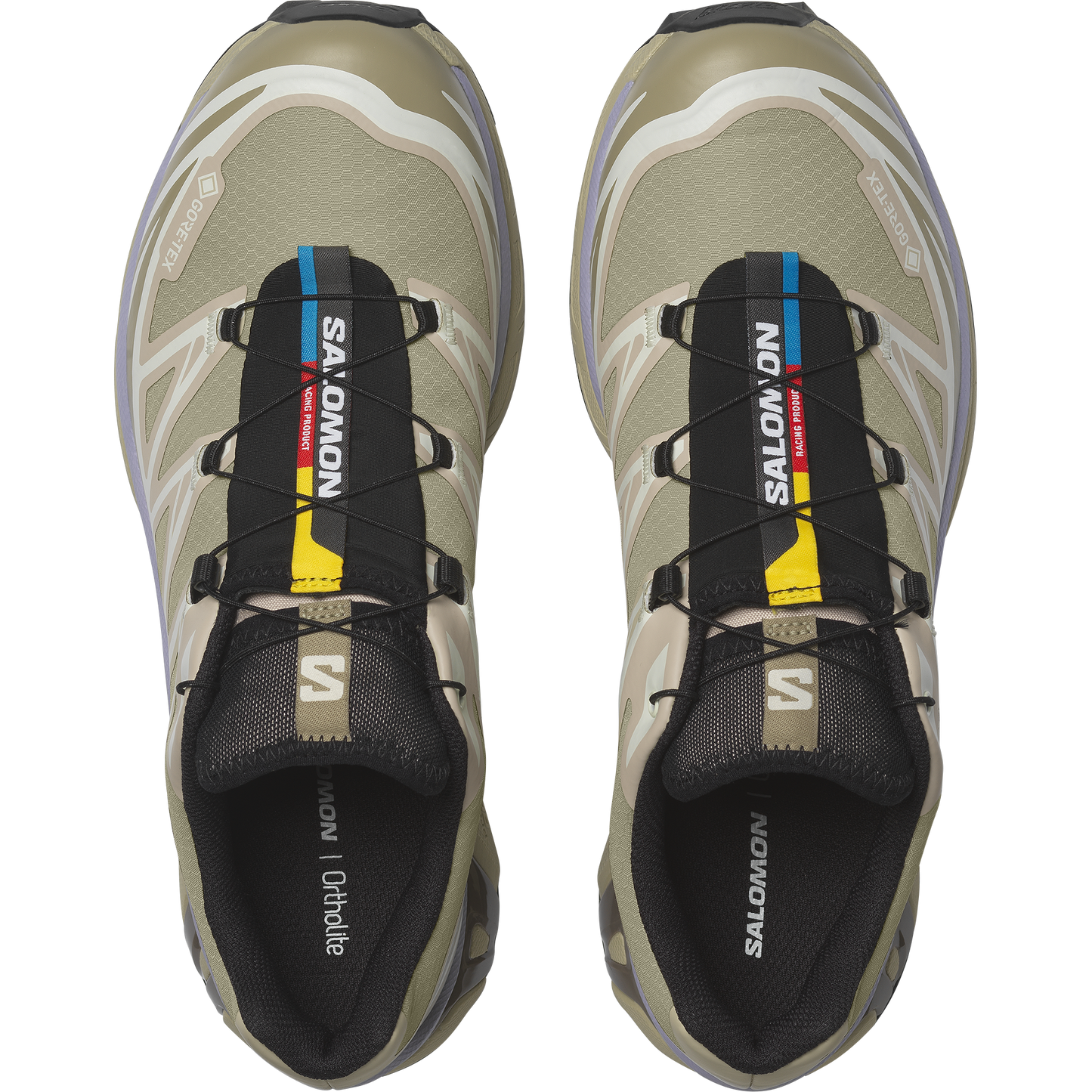 Salomon XT-6 GTX Eucalyptus / Silver Sage vue d'en haut