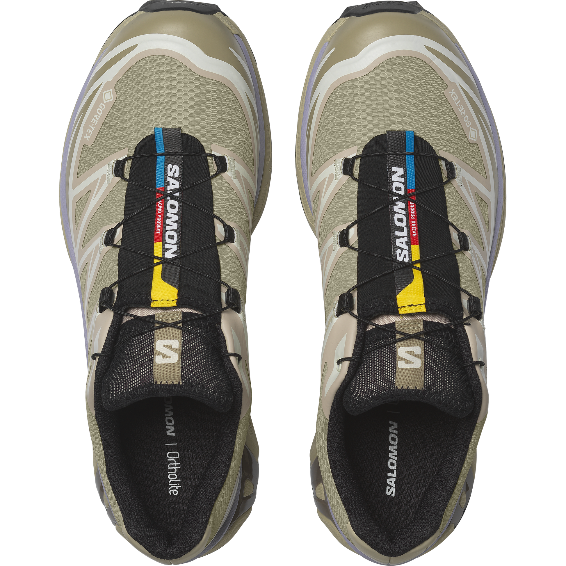 Salomon XT-6 GTX Eucalyptus / Silver Sage vue d'en haut