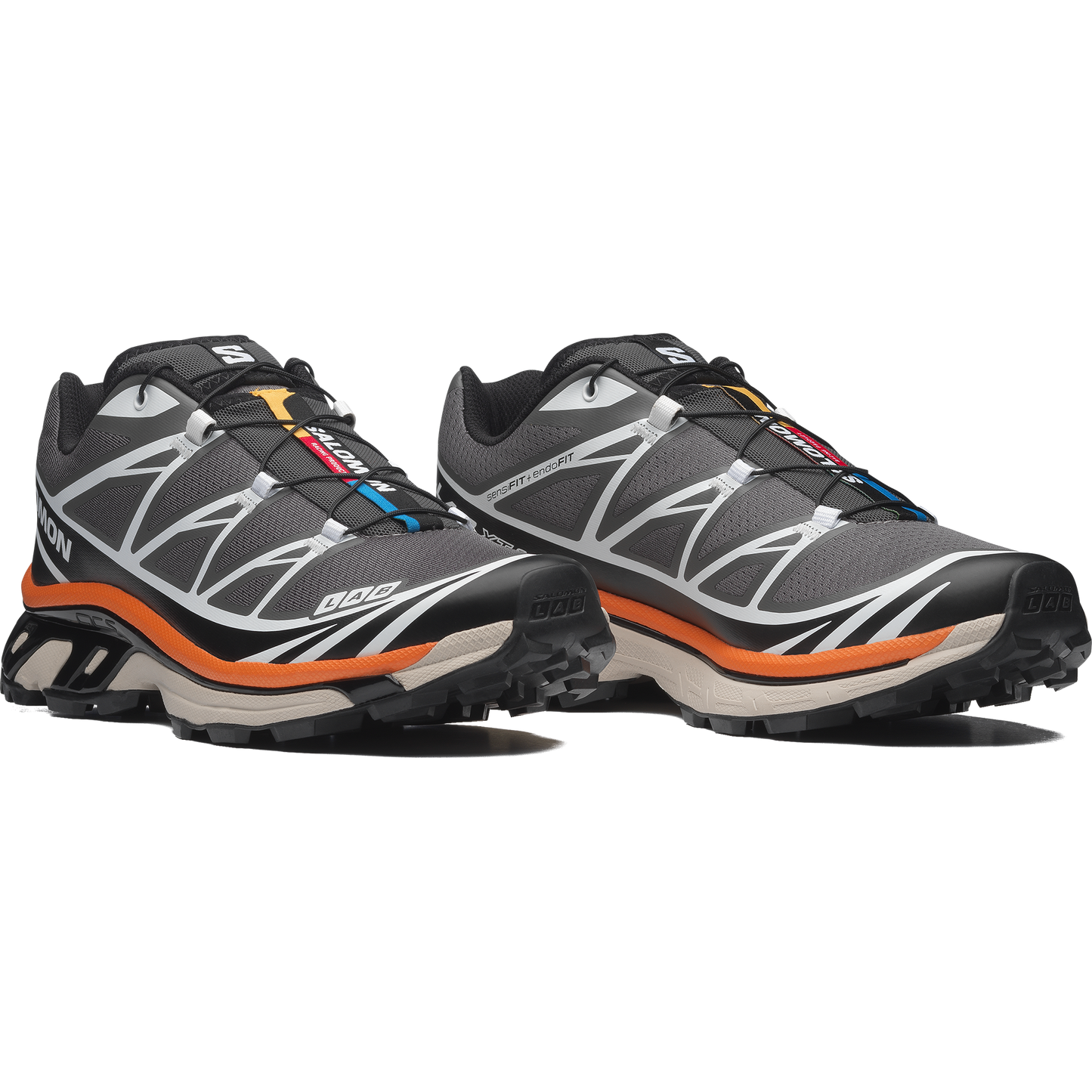 Salomon XT6 Pewter Black vue de biais