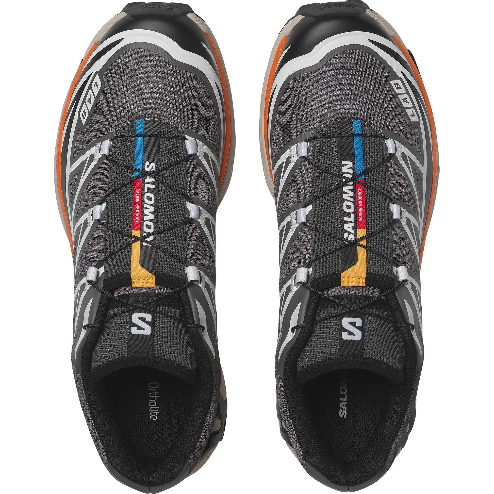 Salomon XT6 Pewter Black vue d'en haut