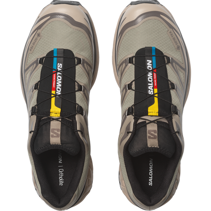 Salomon XT6 GTX White Pepper Silver Sage vue d'en haut