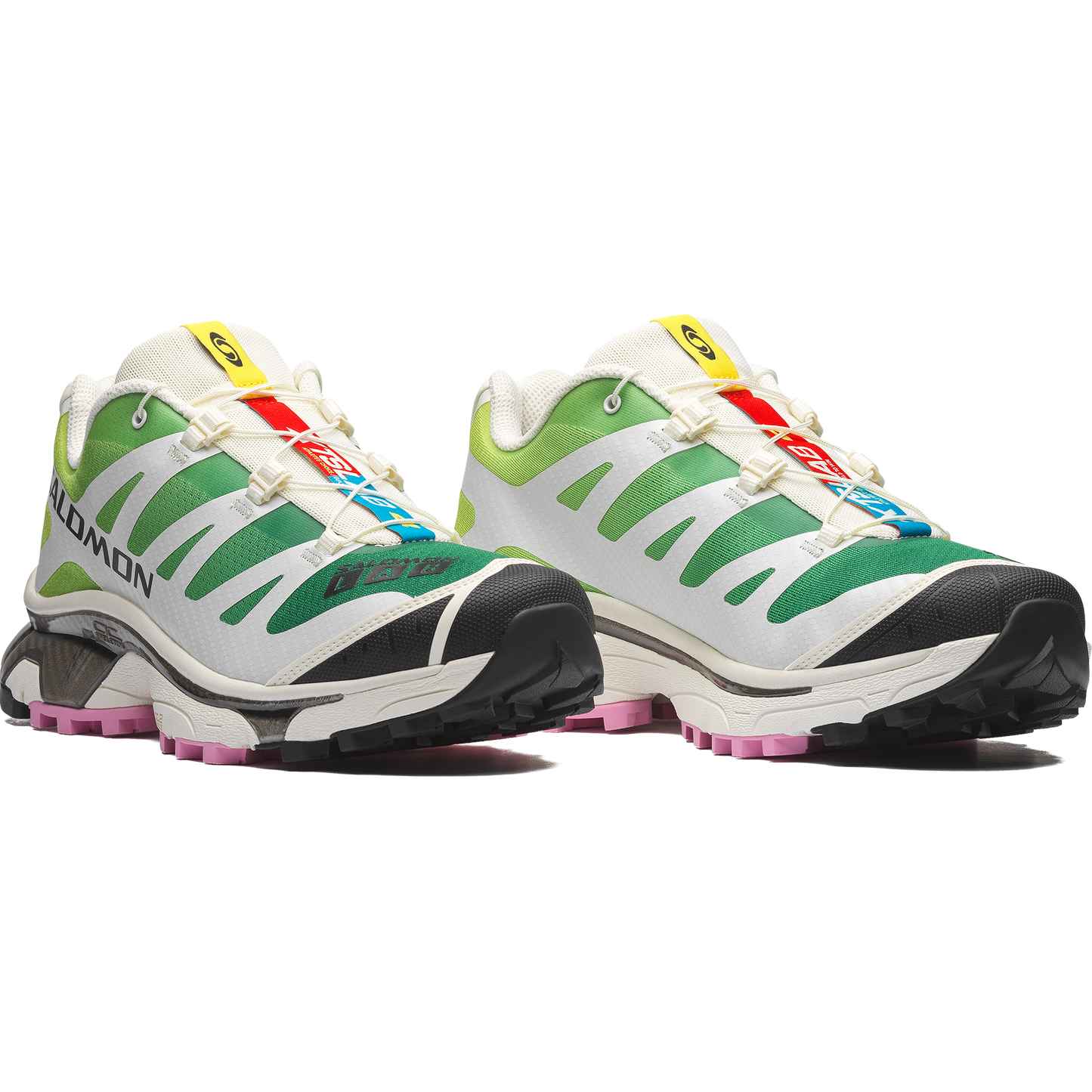 Salomon XT4 OG Vanilla Ice Acid Lime - vue de profil