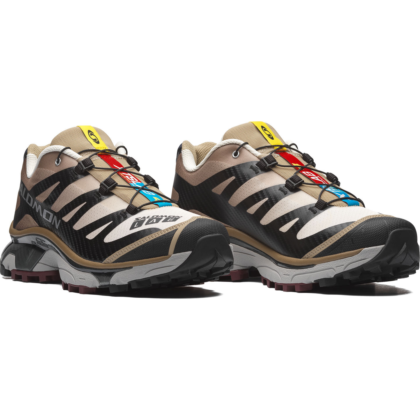 Salomon XT4 OG Black Desert Tan vue de biais
