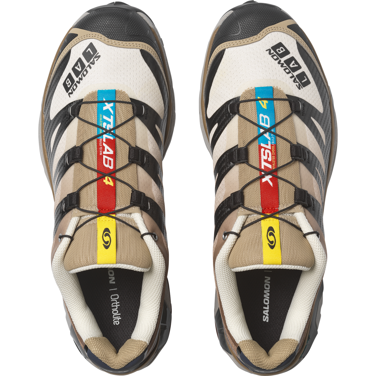 Salomon XT4 OG Black Desert Tan vue d'en haut