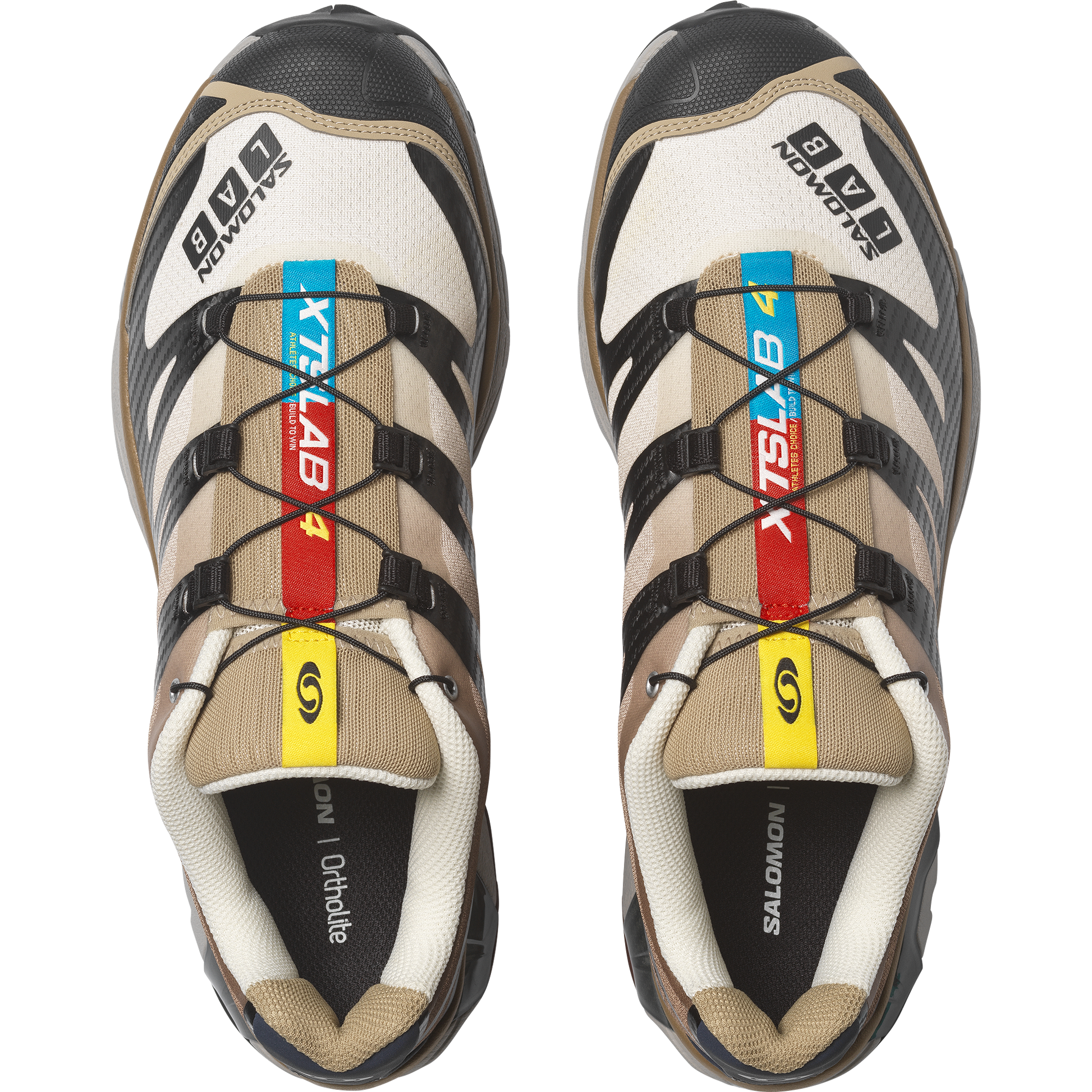 Salomon XT4 OG Black Desert Tan vue d'en haut