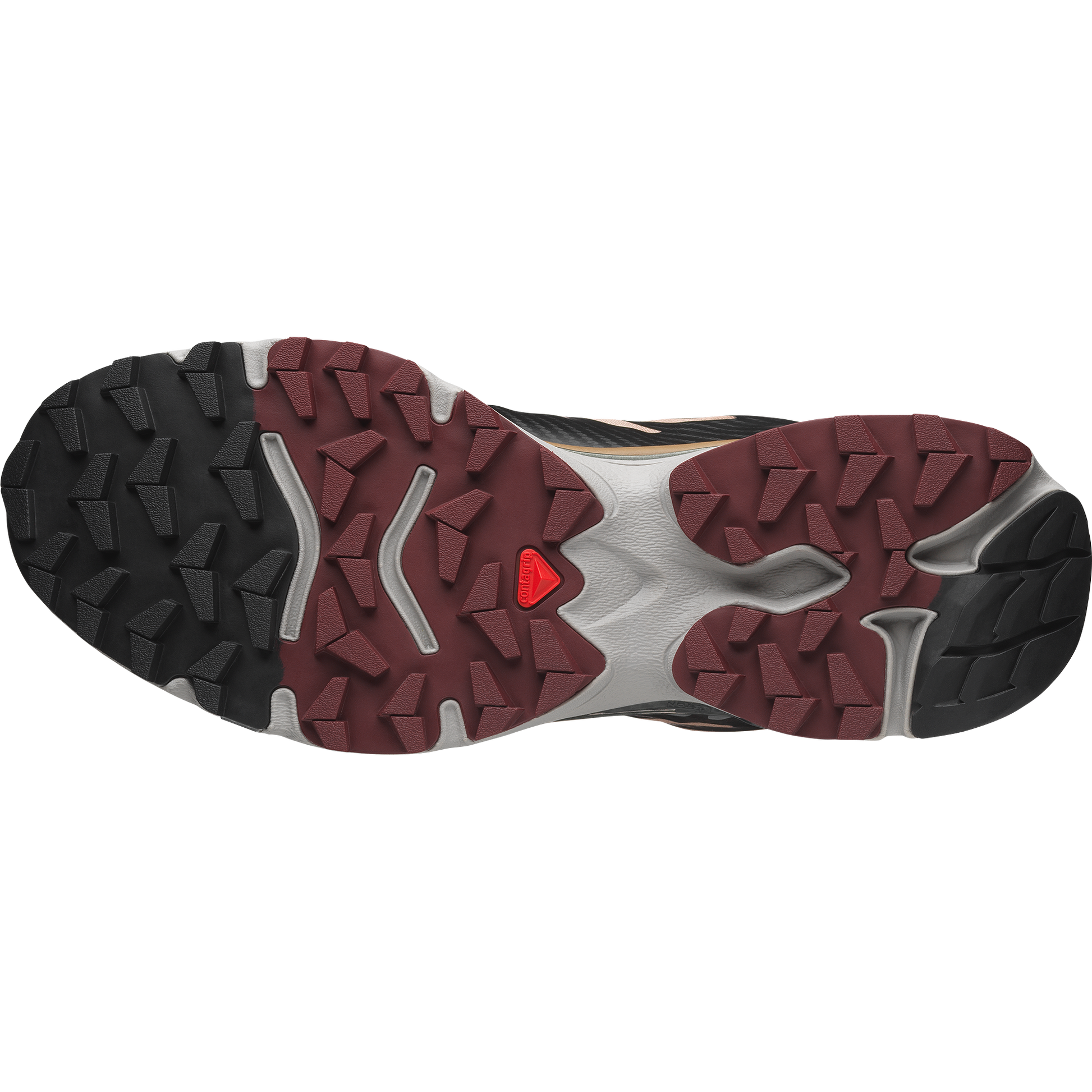 Salomon XT4 OG Black Desert Tan vue semelle