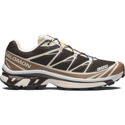 Salomon XT6 Black Coffee Burro vue de profil