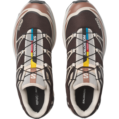 Salomon XT6 Black Coffee Burro vue d'en haut