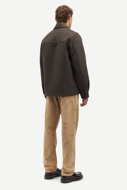 Samsoe Samsoe Pally Shirt Jacket Chocolate Torte
