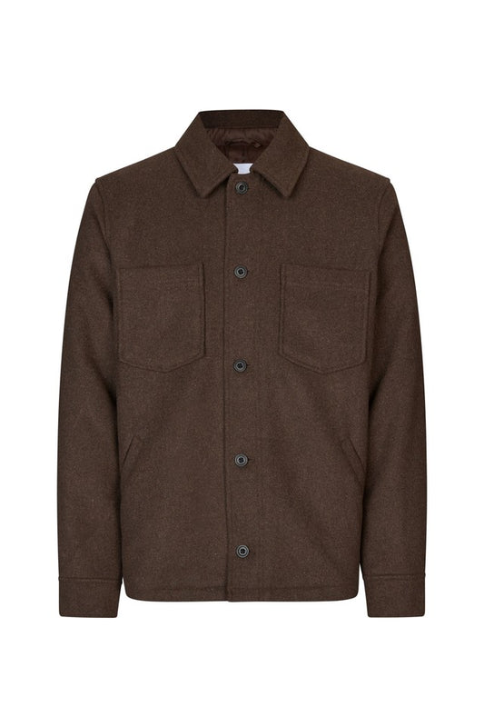 Samsoe Samsoe Pally Shirt Jacket Chocolate Torte