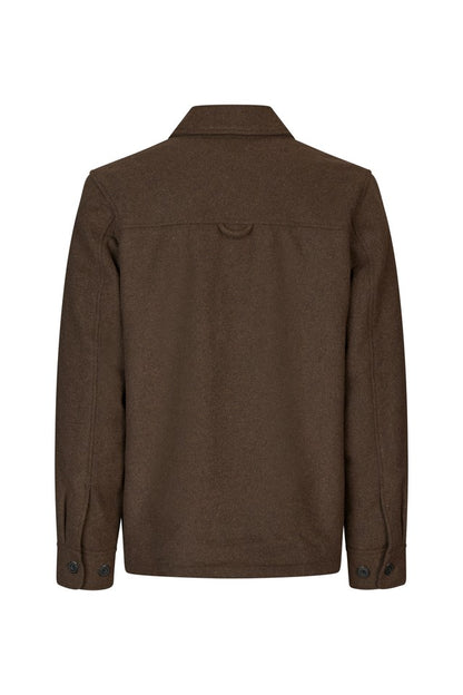 Samsoe Samsoe Pally Shirt Jacket Chocolate Torte