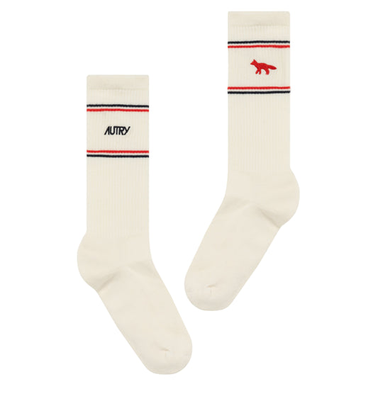 Autry x Maison Kitsuné Chaussette Cream