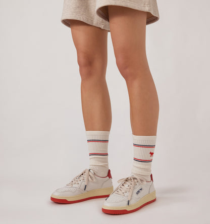 Autry x Maison Kitsuné Chaussette Cream