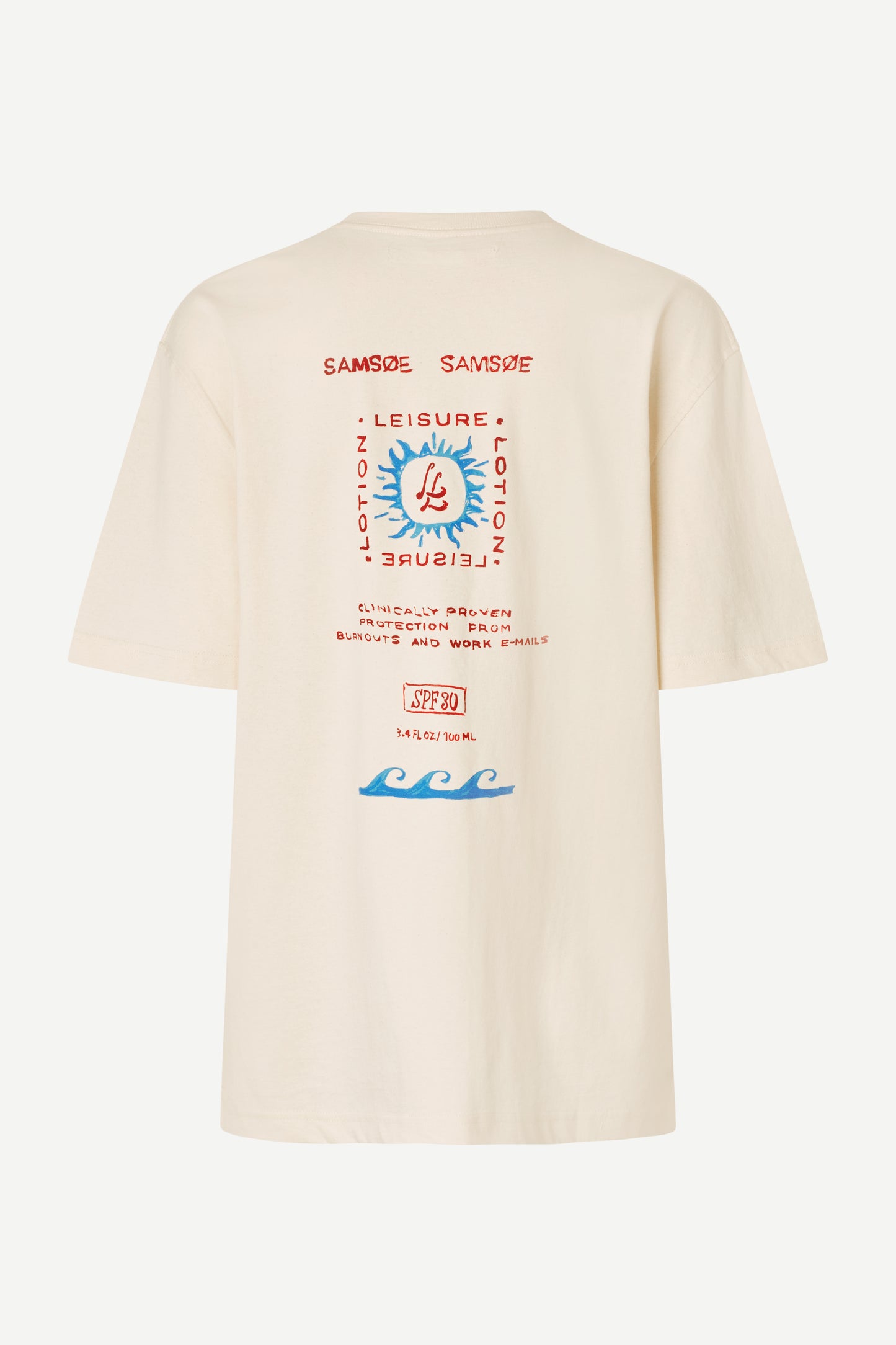 Samsoe Samsoe T-shirt Sagergei Neutral Leisure DOS 