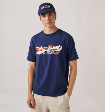 Autry x Maison Kitsuné Tshirt Navy