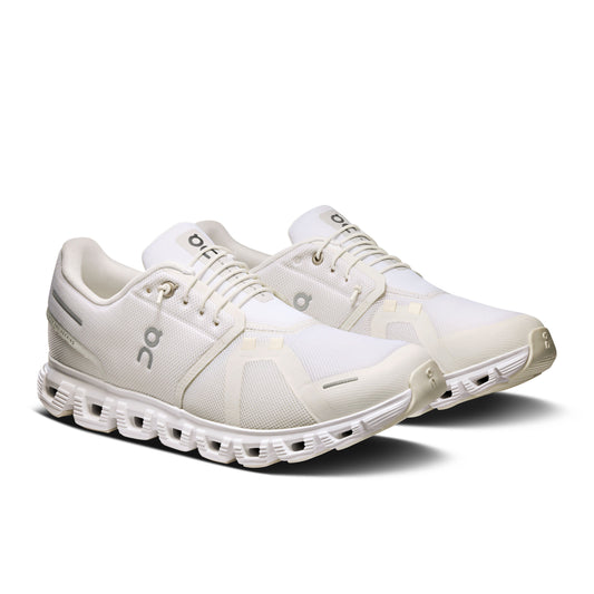 On Running Cloud 6 White / White