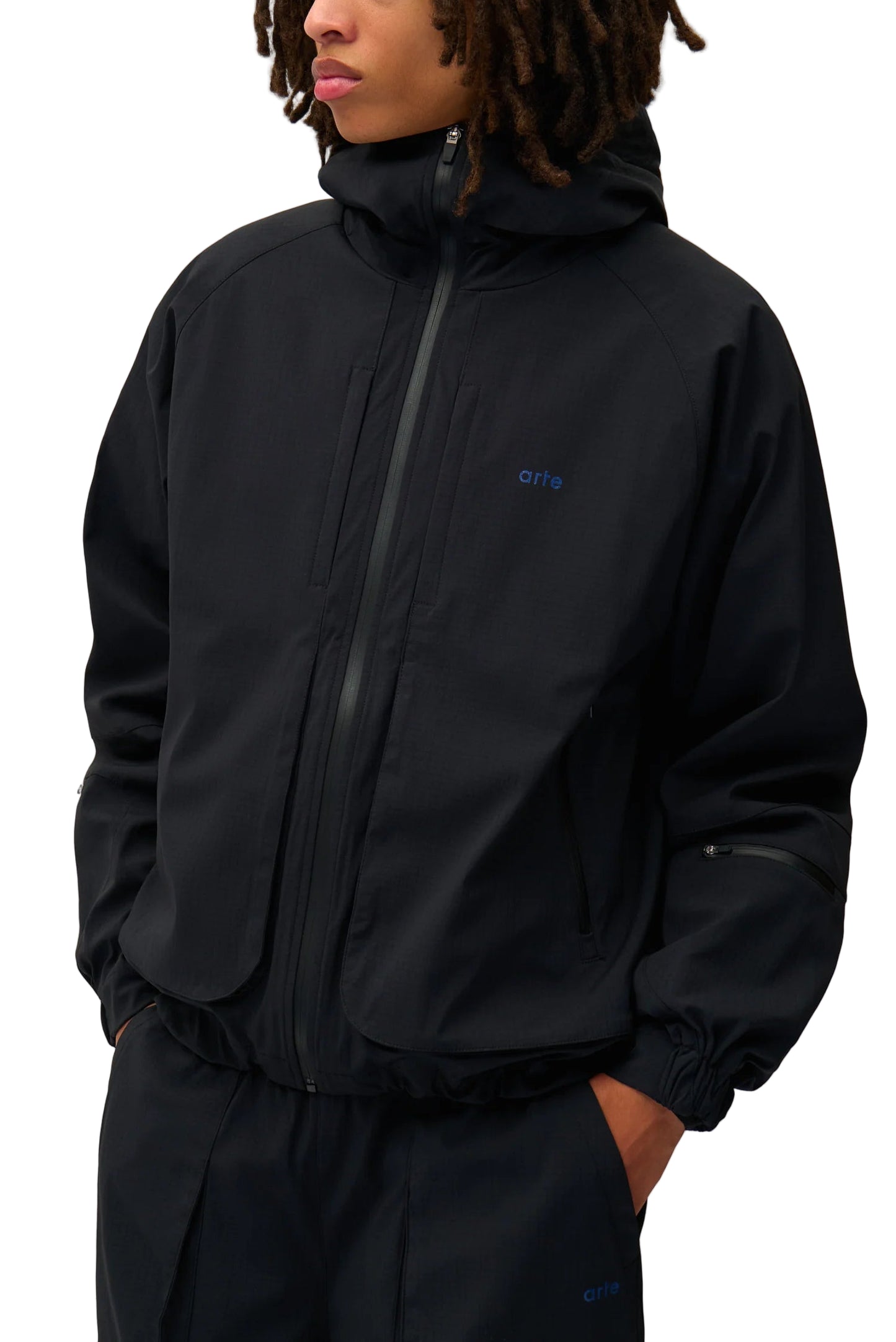 Arte Technical Polar Jacket Black