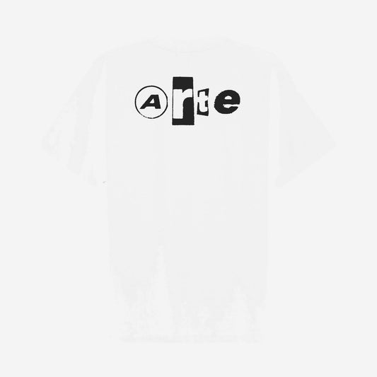 Arte Antwerp Back Collage Tshirt White, Arte Antwerp disponible chez For The Week à Ajaccio
