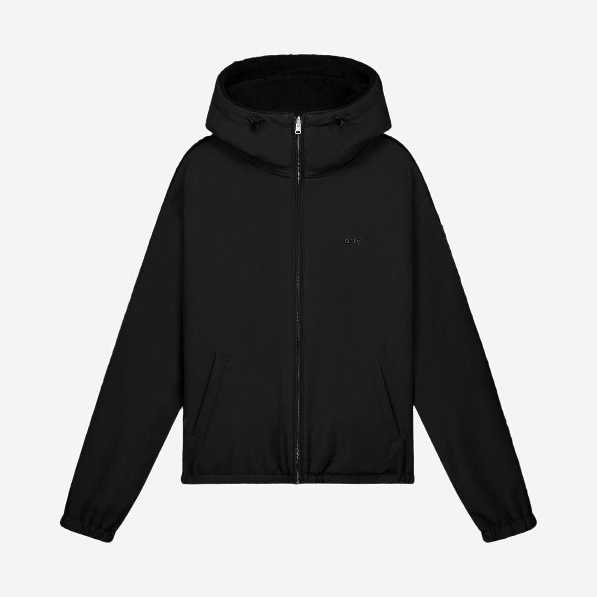 Arte Antwerp Nylon Technical Jacket Black, vue de dos