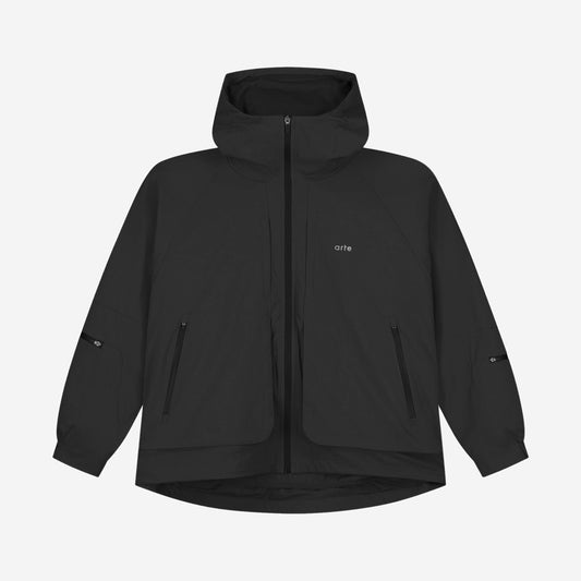 Arte Antwerp Technical Polar Jacket Black, Arte Antwerp disponible chez For The Week à Ajaccio
