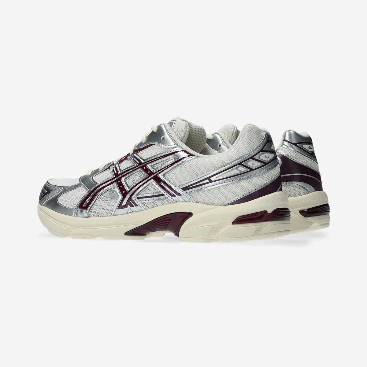 Asics GEL-1130 Cream Beniimo Purple, vue de trois-quarts