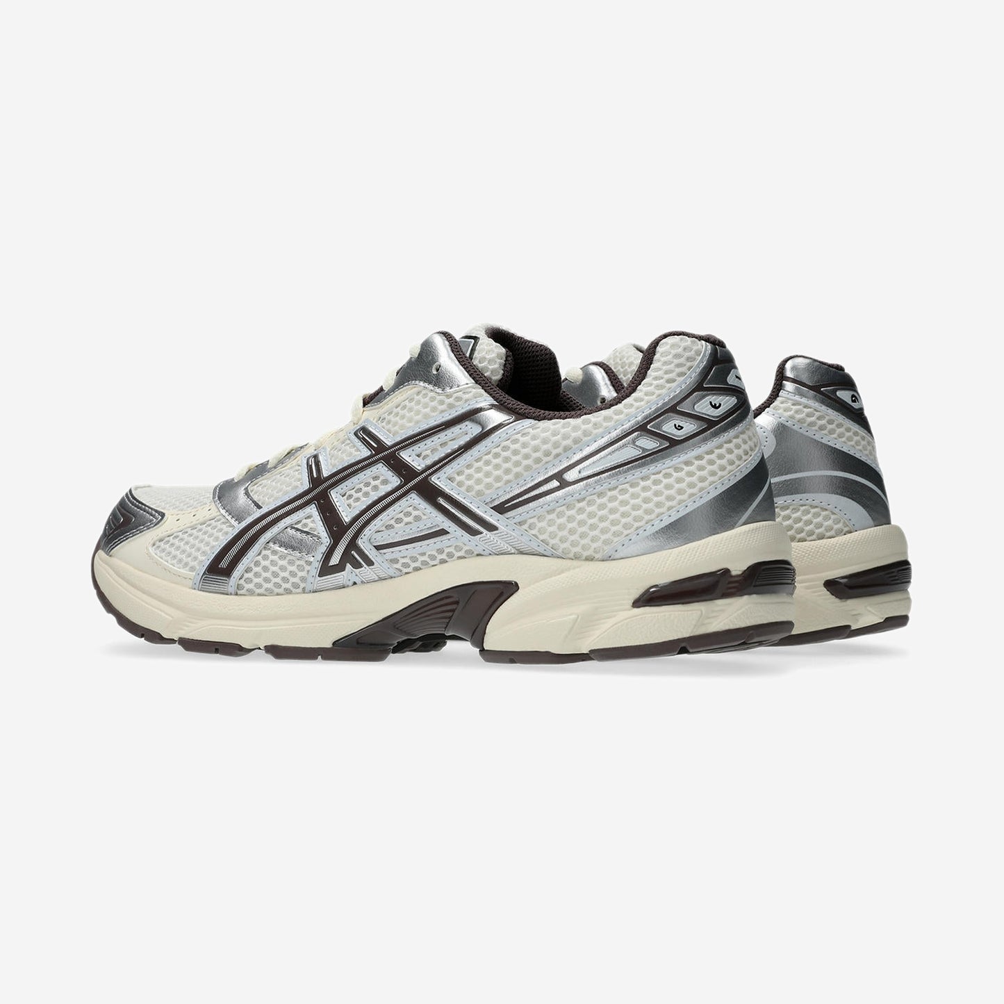 Asics GEL-1130 Cream Cocoa Powder, vue de trois-quarts