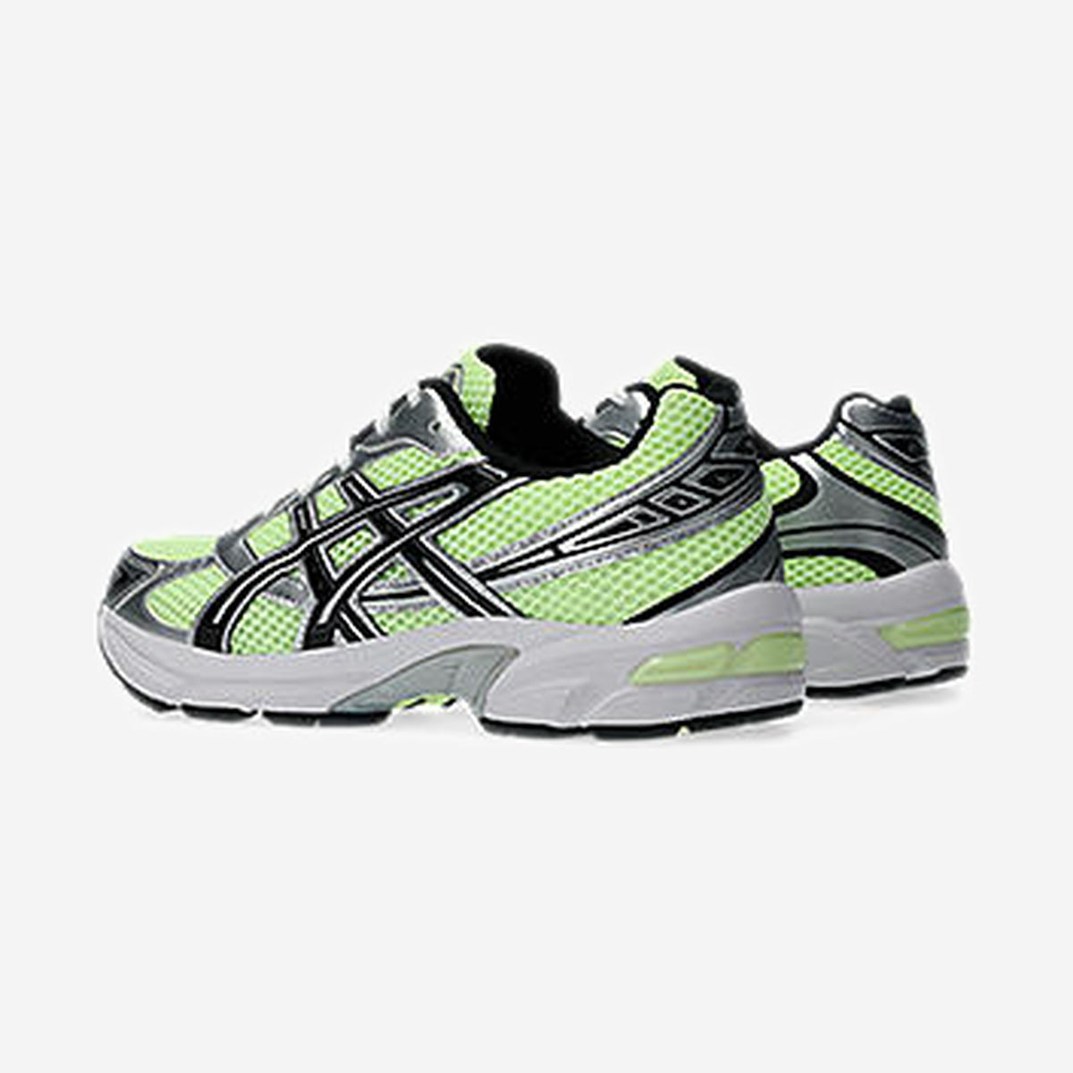 Asics GEL-1130 Illuminate Yellow Pure Silver, vue de trois-quarts